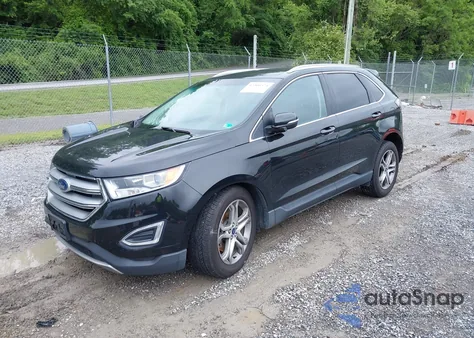 2015 Ford Edge Titanium z USA, uszkodzony, nr VIN 2FMTK4K91FBB13856